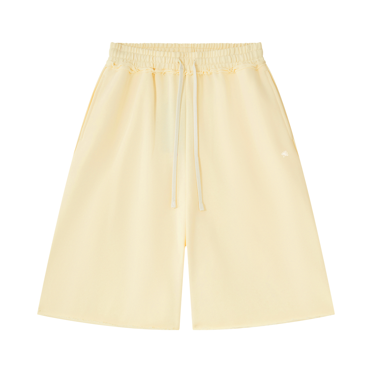 MB Unisex Heavyweight Raw Edge Shorts