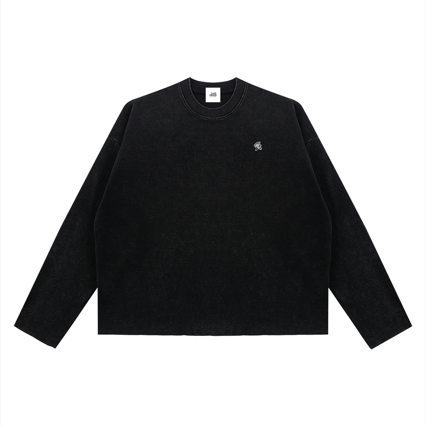MB Boxy Waffle Long sleeve T-Shirt