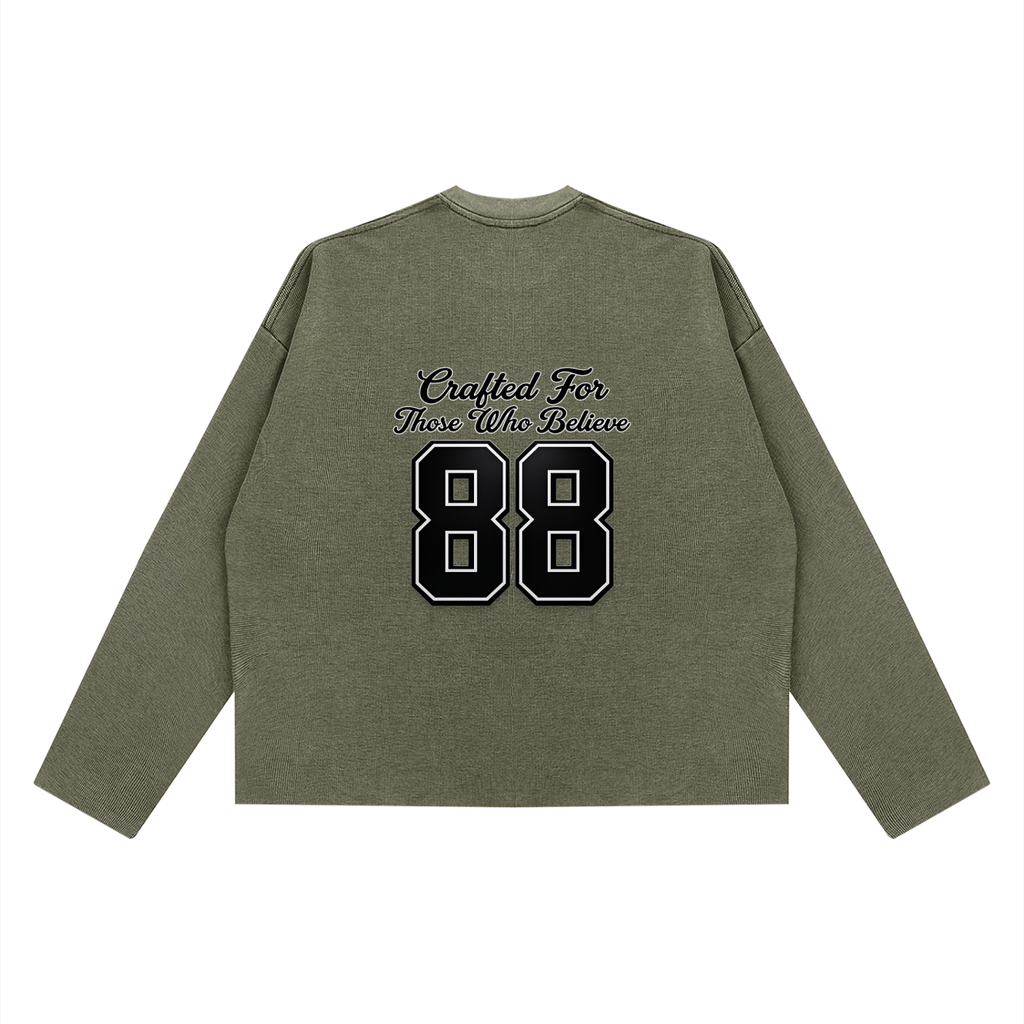 MB Unisex Waffle Long Seethe graphic T-Shirt