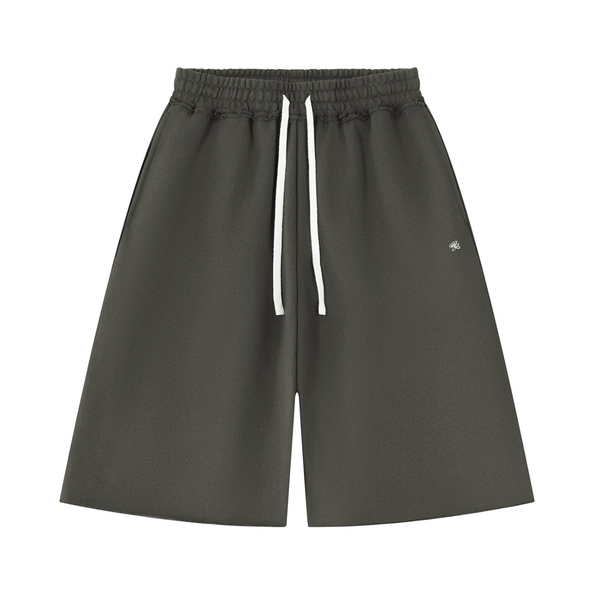 MB Unisex Heavyweight Raw Edge Shorts
