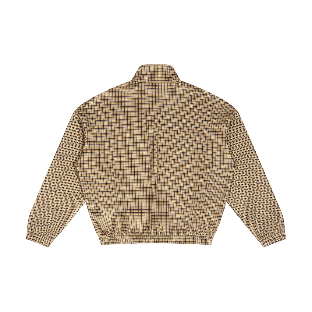 MB Plaid Quarter-Zip Sweatshirt