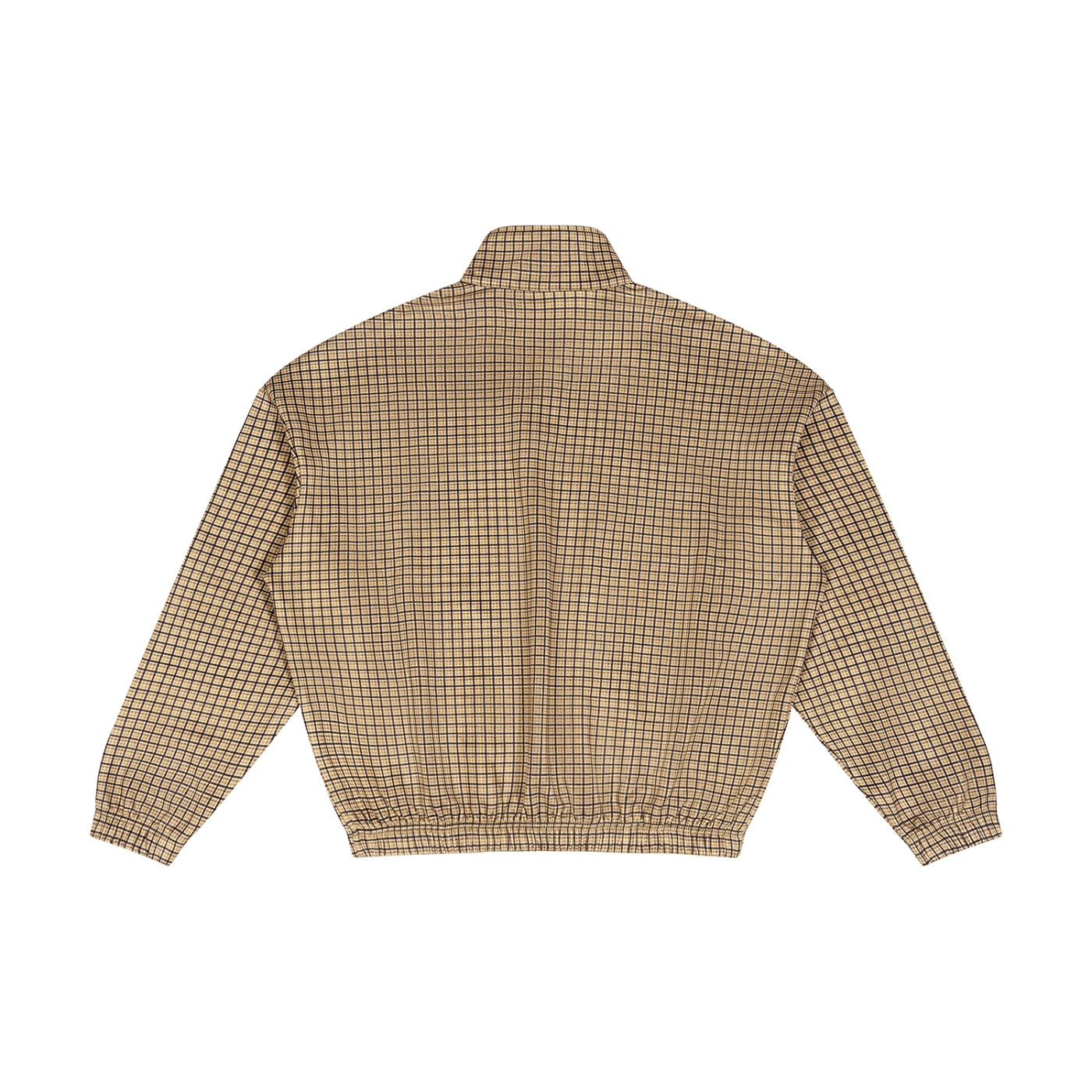 MB Plaid Quarter-Zip Sweatshirt