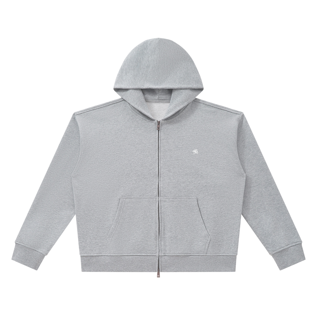 Unisex Heavyweight Full Zip Boxy Hoodie