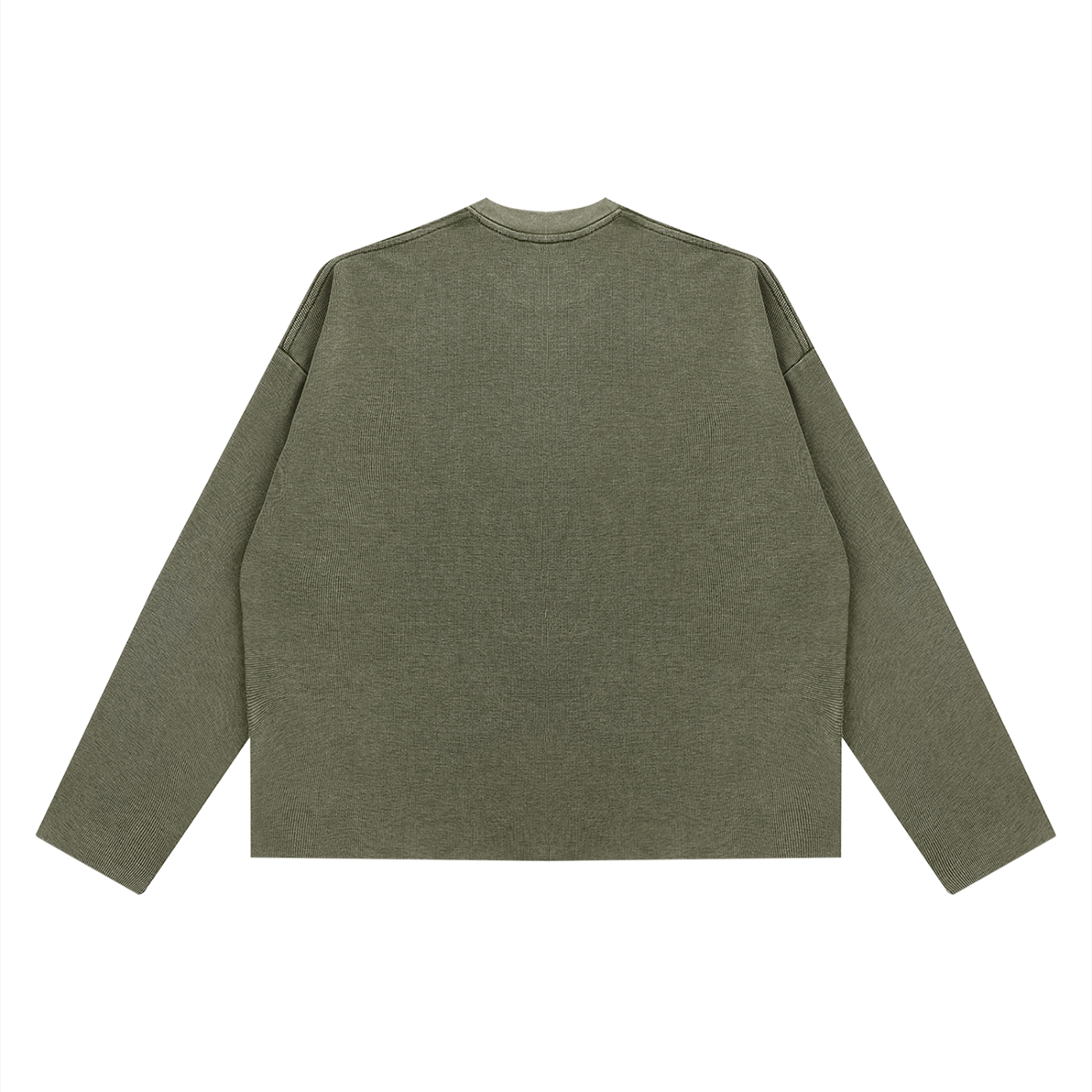 MB Boxy Waffle Long Sleeve T-Shirt