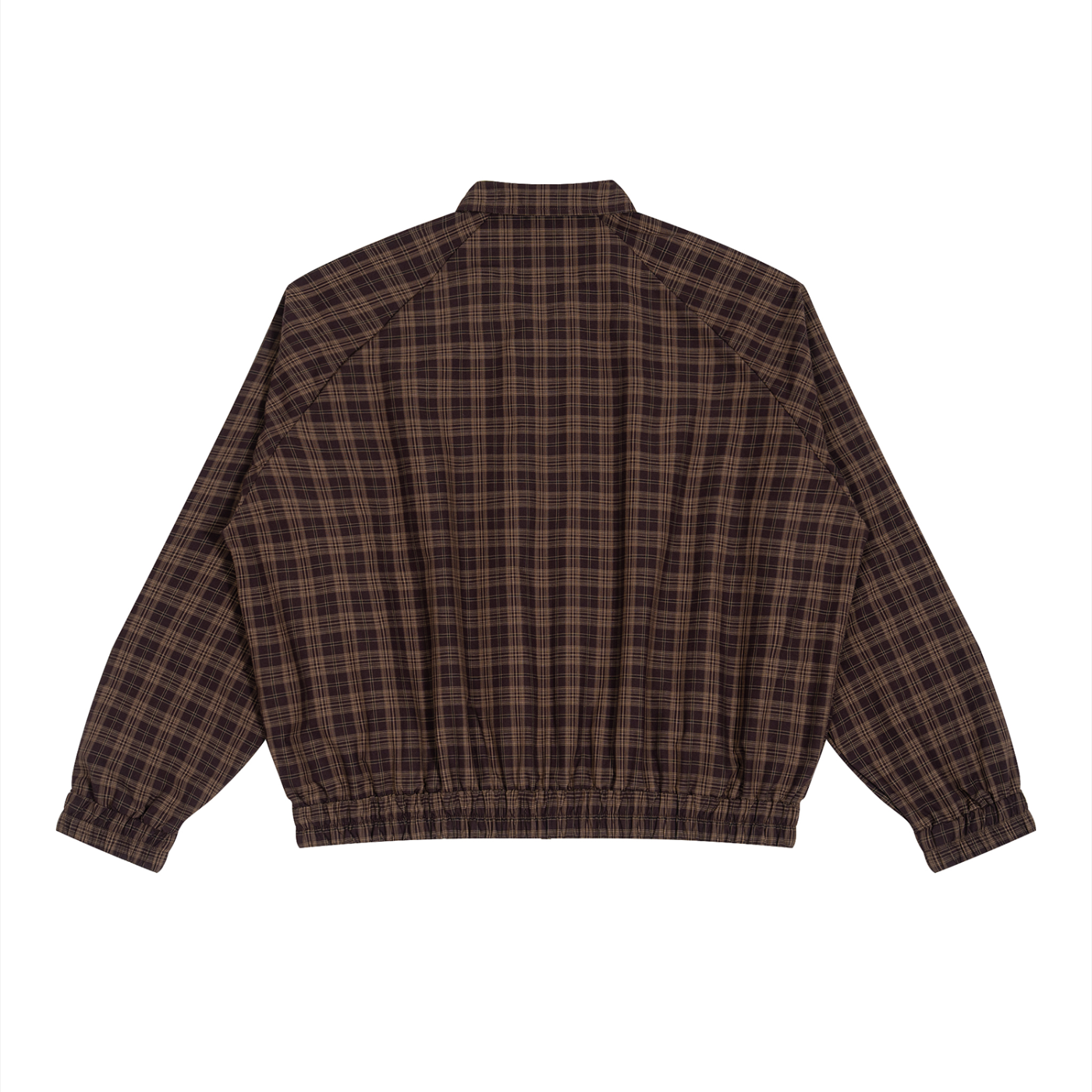 MB Unisex Plaid Full-Zip Track Jacket