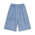 MB Unisex Plaid Drawstring Shorts