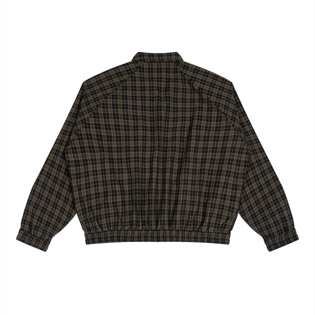 MB Unisex Plaid Full-Zip Track Jacket