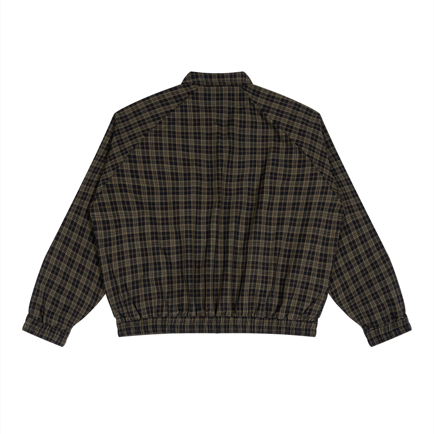 MB Unisex Plaid Full-Zip Track Jacket