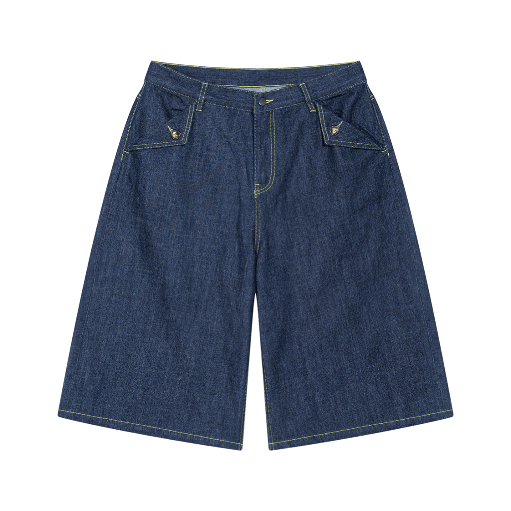 MB Men's Vintage Wash Denim Shorts
