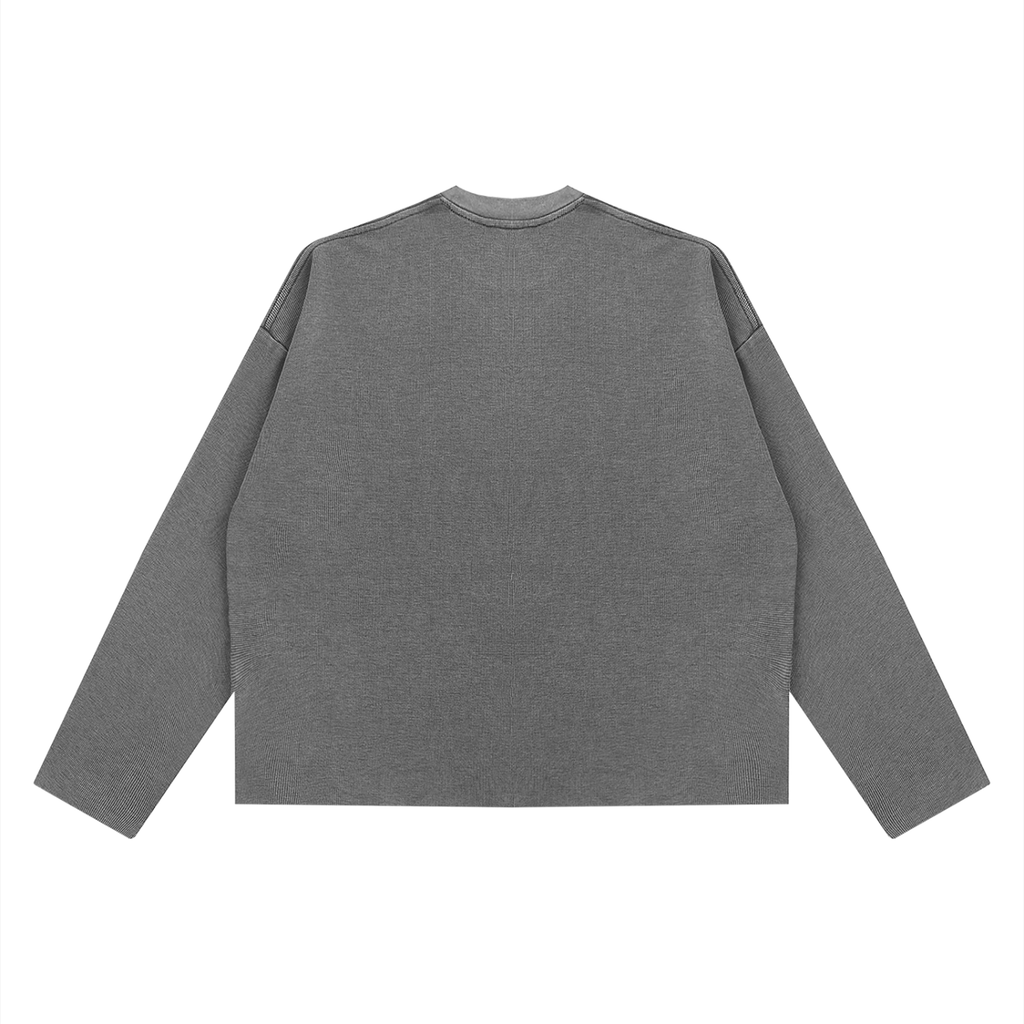 MB Boxy Waffle Long Sleeve T-Shirt