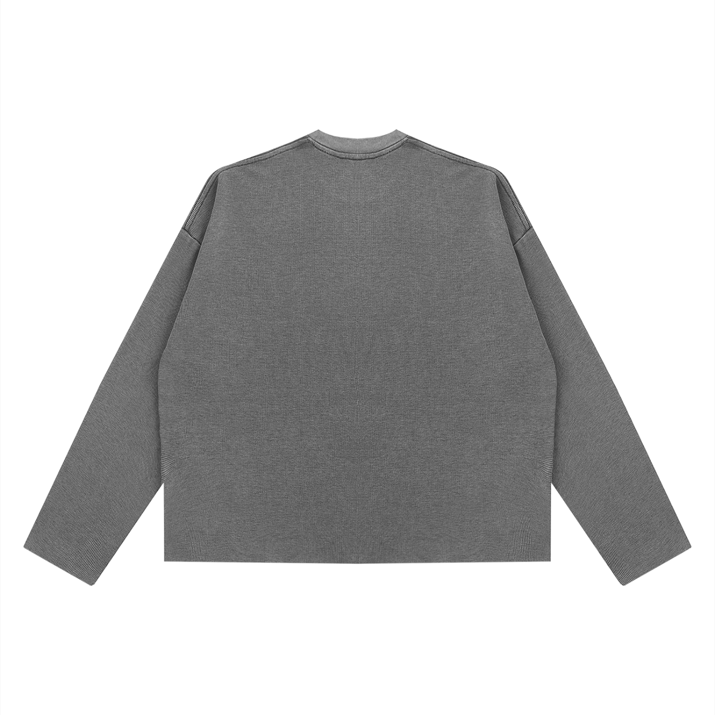 MB Boxy Waffle Long Sleeve T-Shirt
