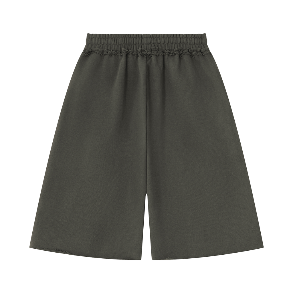 MB Unisex Heavyweight Raw Edge Shorts