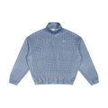MB Plaid Quarter-Zip Sweatshirt