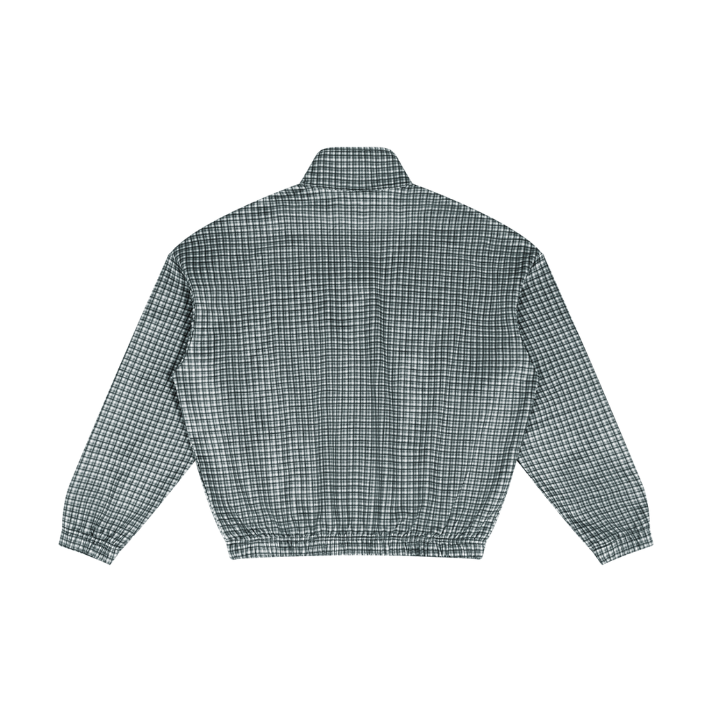 MB Plaid Quarter-Zip Sweatshirt