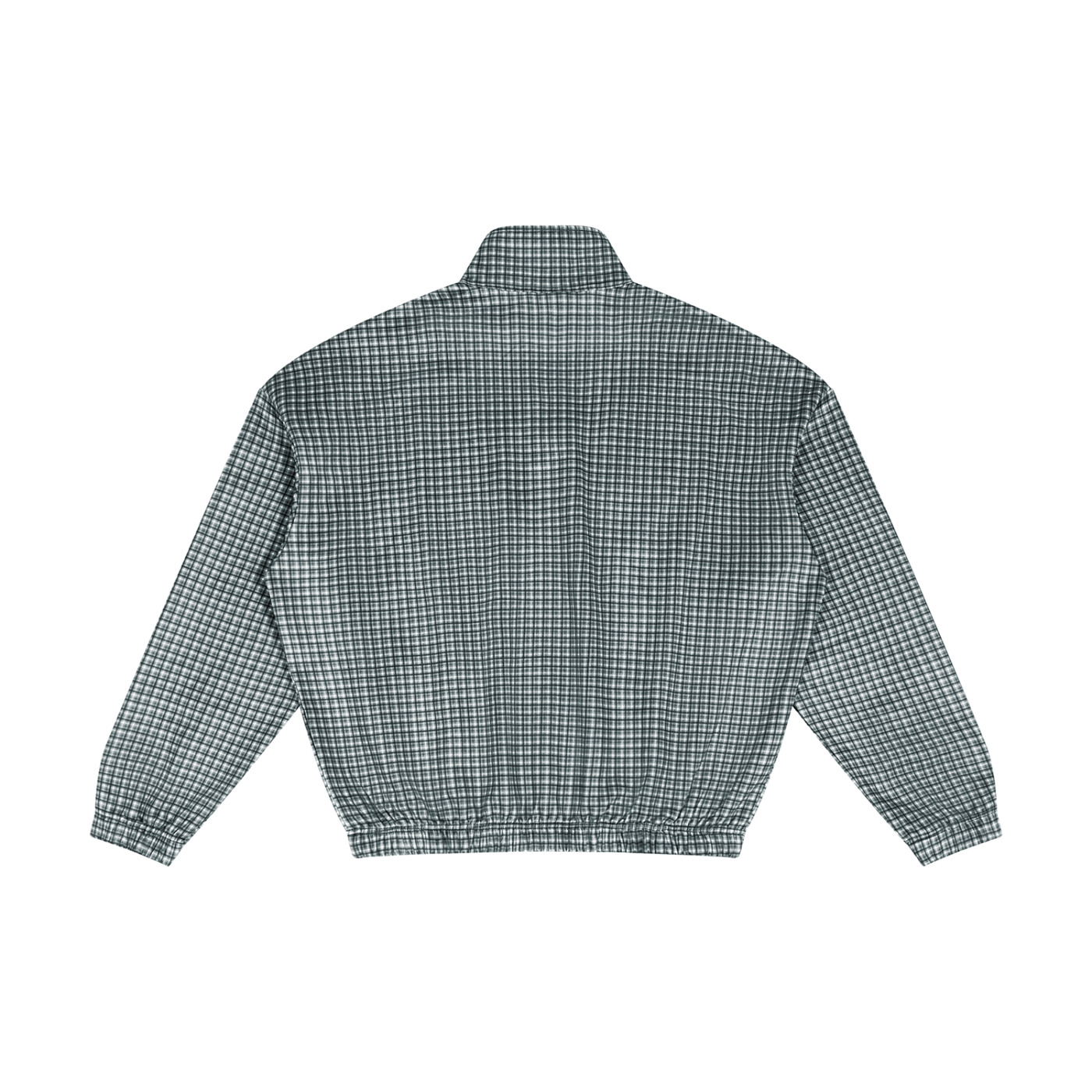 MB Plaid Quarter-Zip Sweatshirt