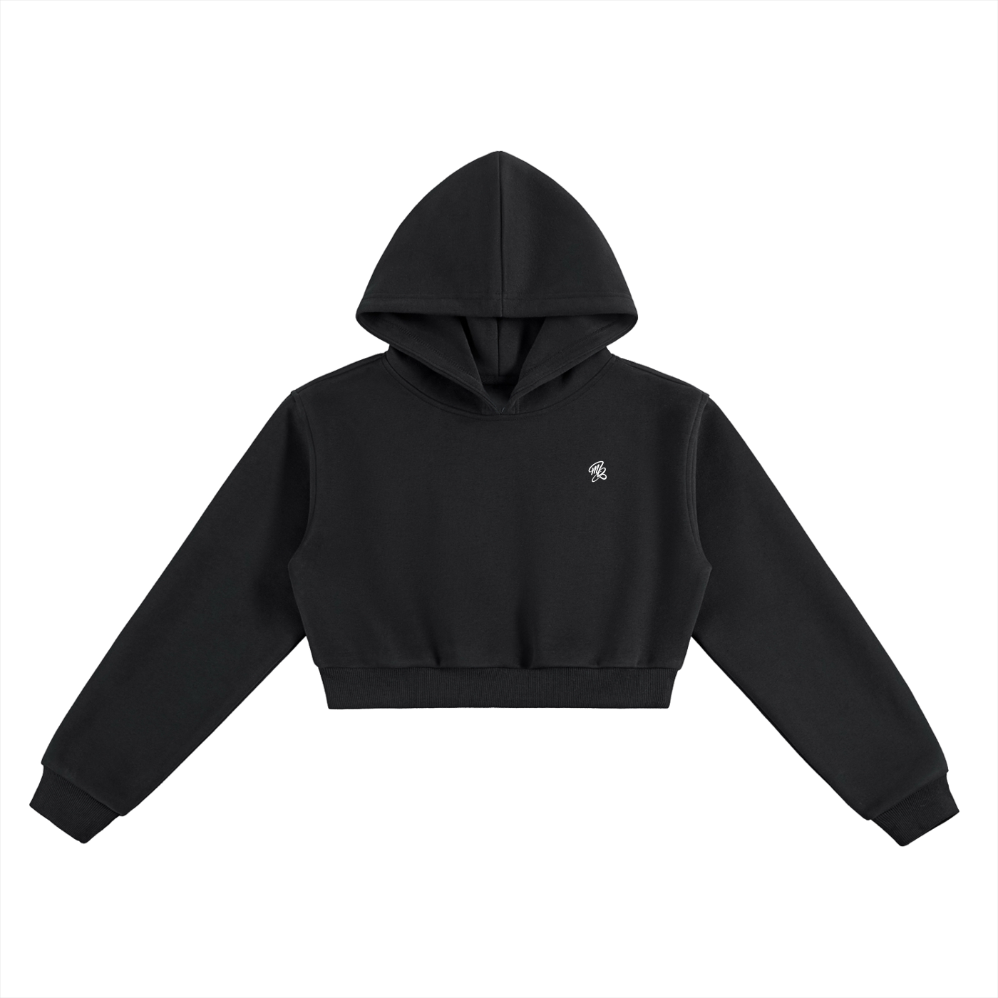 Womens MB Cropped Hoodie