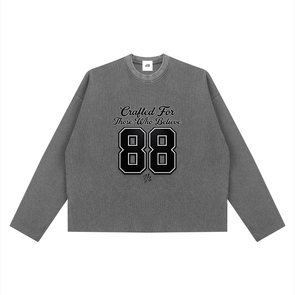 MB Unisex Waffle Long Seethe graphic T-Shirt