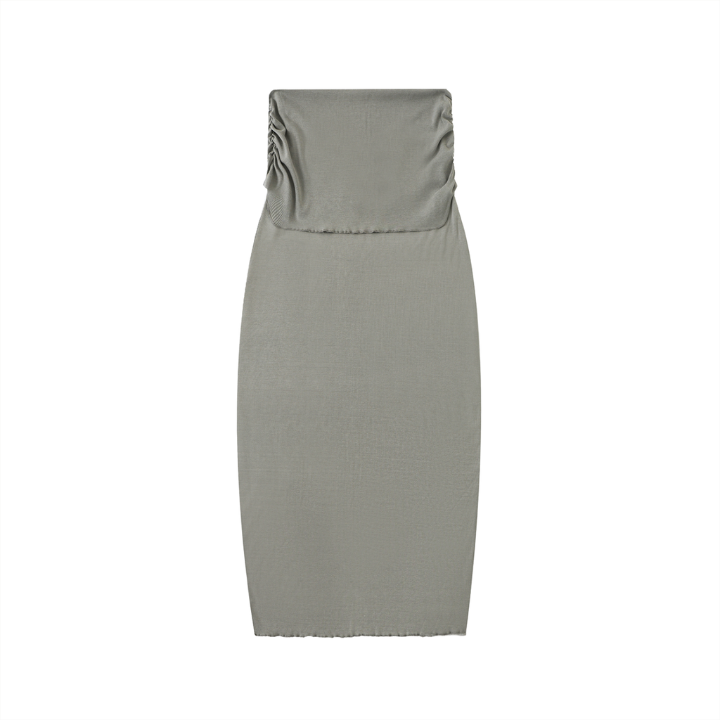 Straight Slim Maxi Skirt