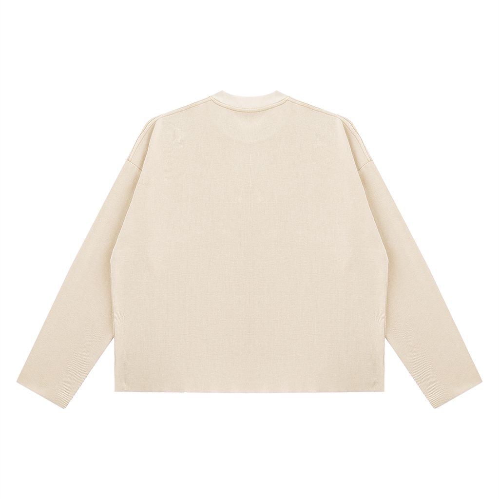 MB Boxy Waffle Long Sleeve T-Shirt