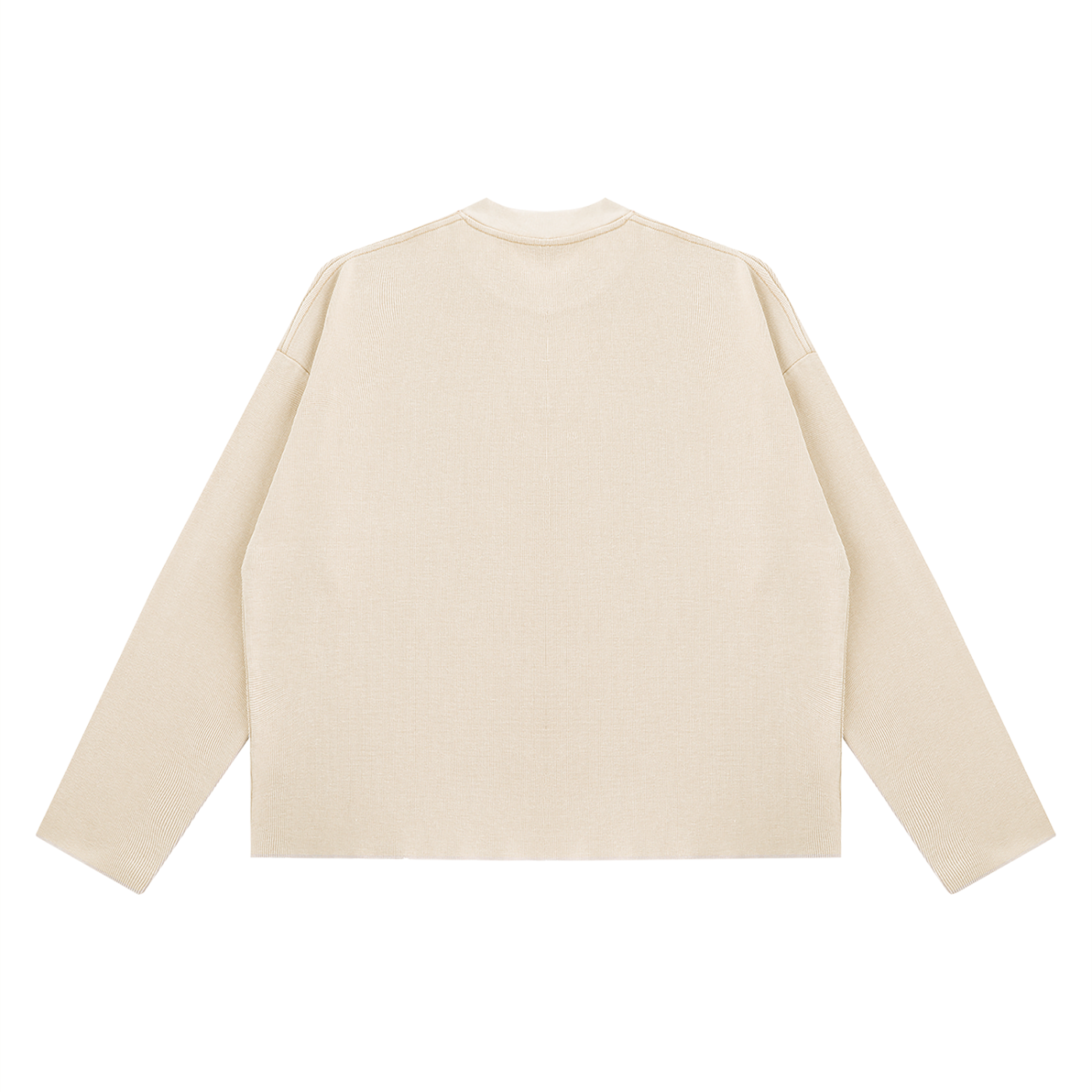 MB Boxy Waffle Long Sleeve T-Shirt