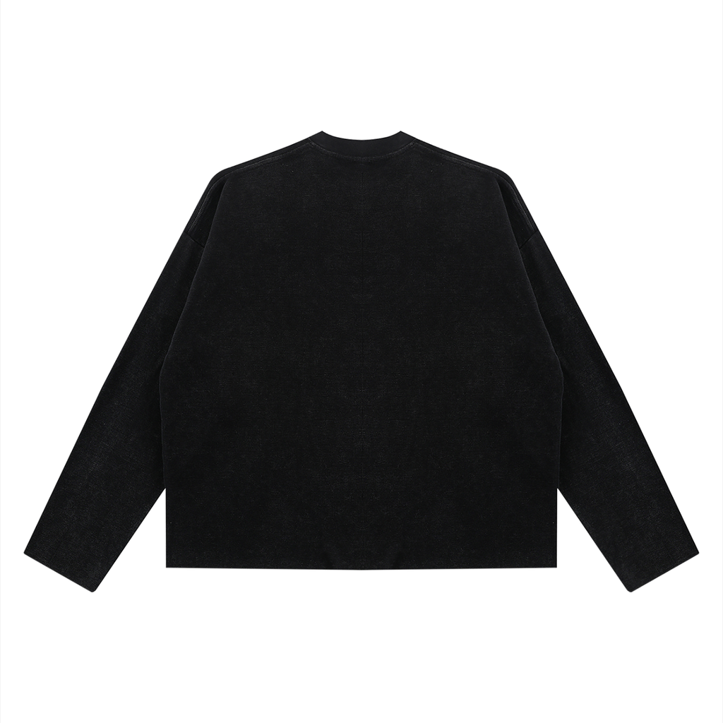 MB Boxy Waffle Long sleeve T-Shirt