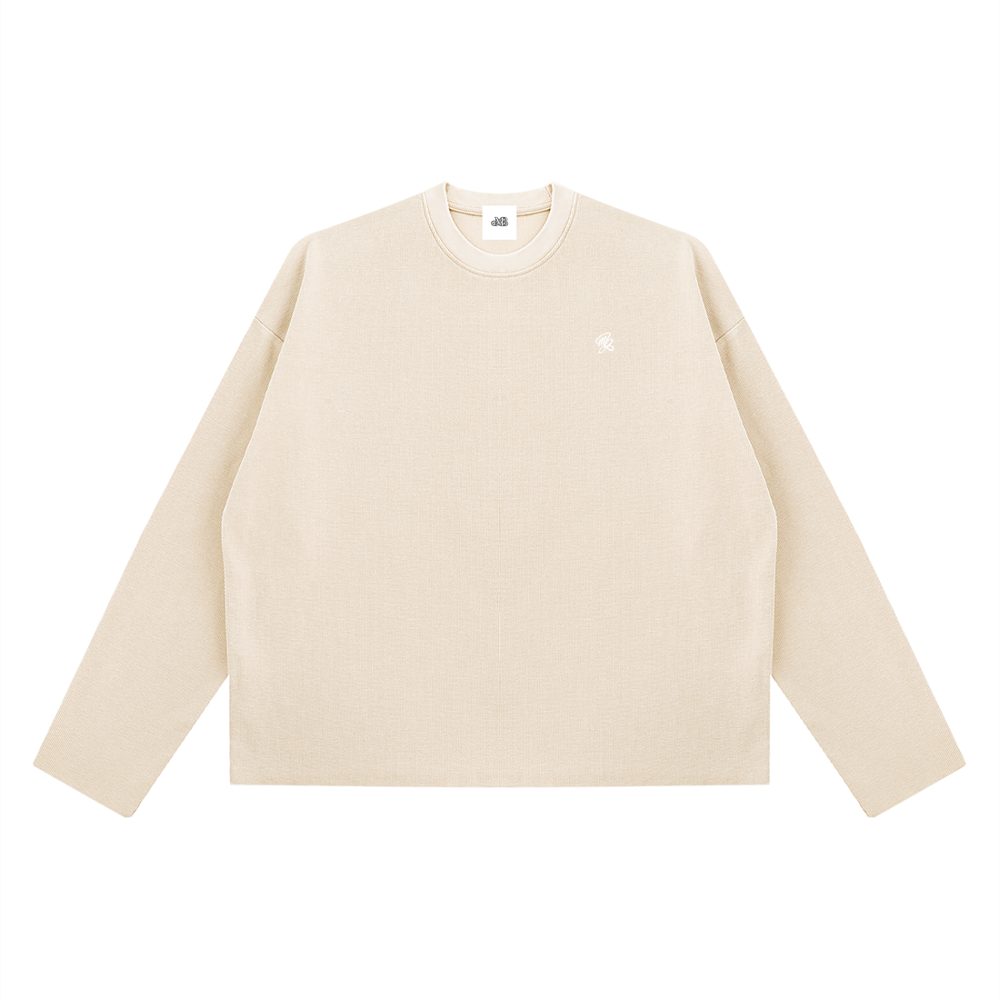 MB Boxy Waffle Long Sleeve T-Shirt
