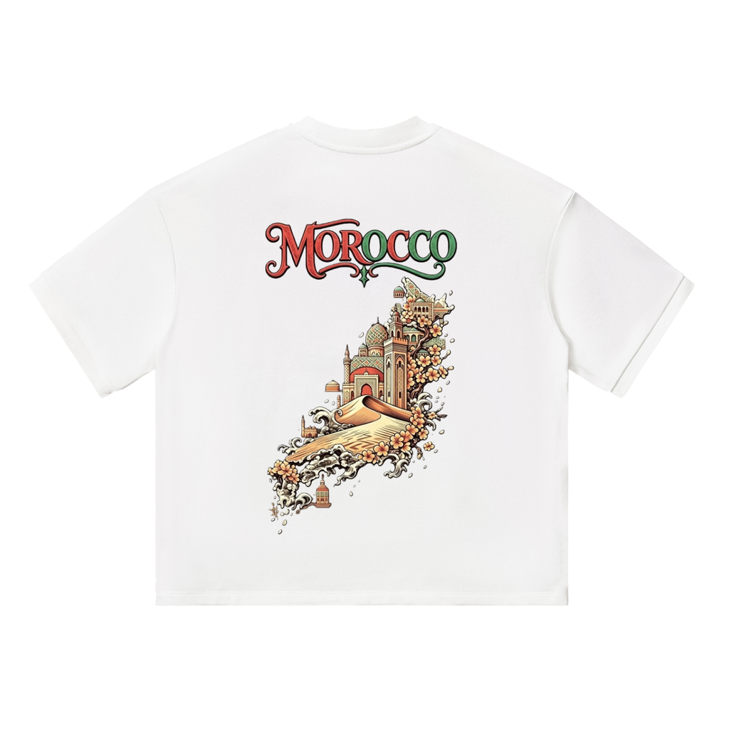Morocco graphic Unisex boxy tee