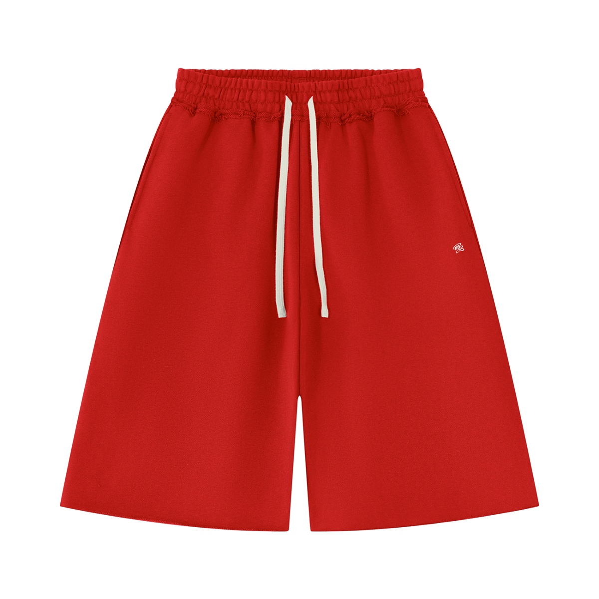 MB Unisex Heavyweight Raw Edge Shorts